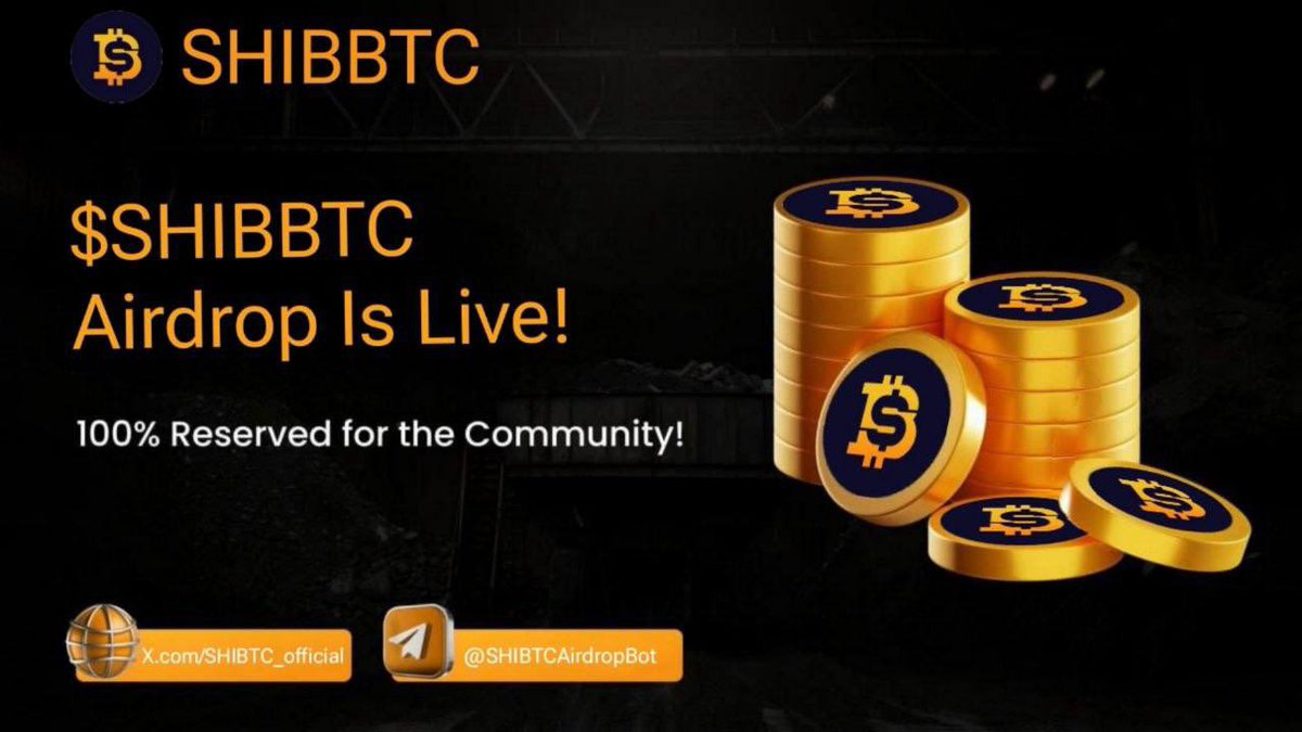 ✅ SHIBTC Airdrop Campaign Is Now Live, Claim Your 0.50 SHIBTC (48$) Now 

🔗 Airdrop Link = telegram.me/ShibtcAirdropR…

👬 Earn 0.3 SHIBTC (~28$) for every each valid referral

⏰ SHIBTC Airdrop Distribution is Instant!