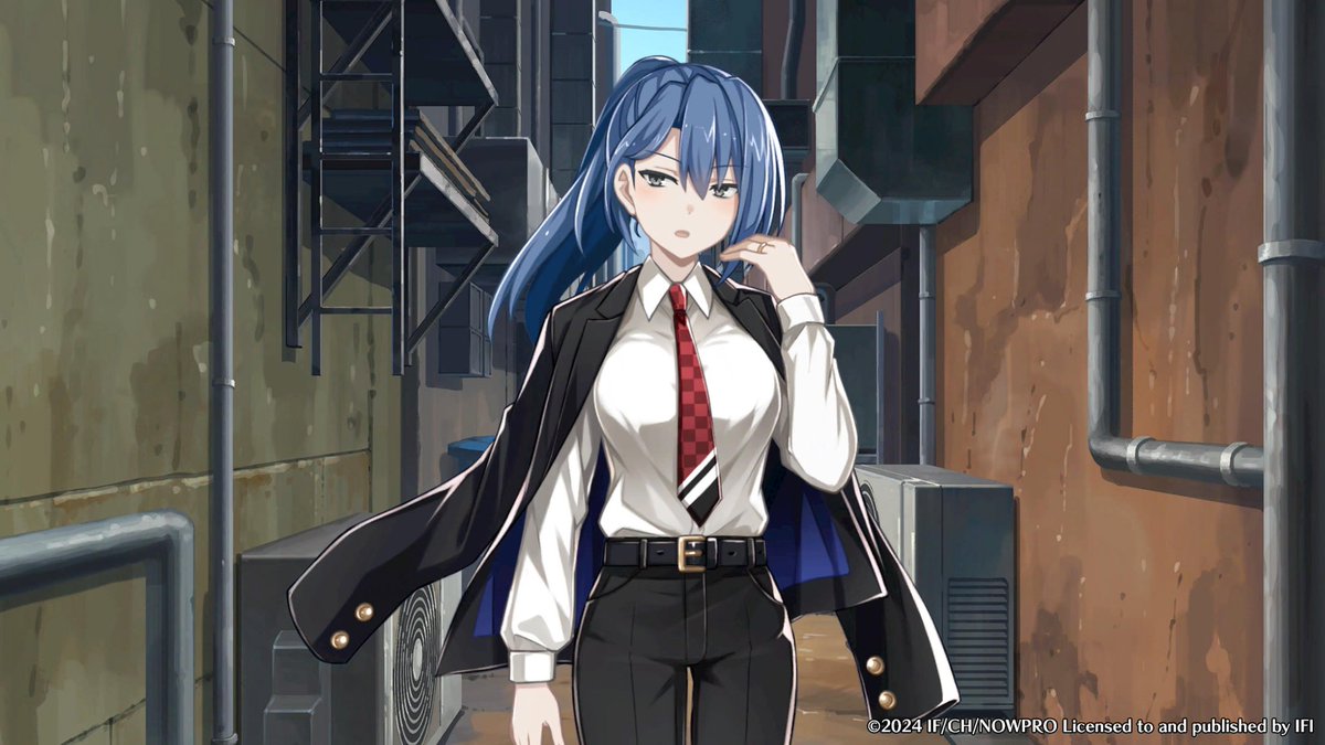 ShinsouBlue's tweet photo. Who brought Laura from Trails here? #DeathEndreQuestCodeZ https://t.co/ntDyjKeI2m