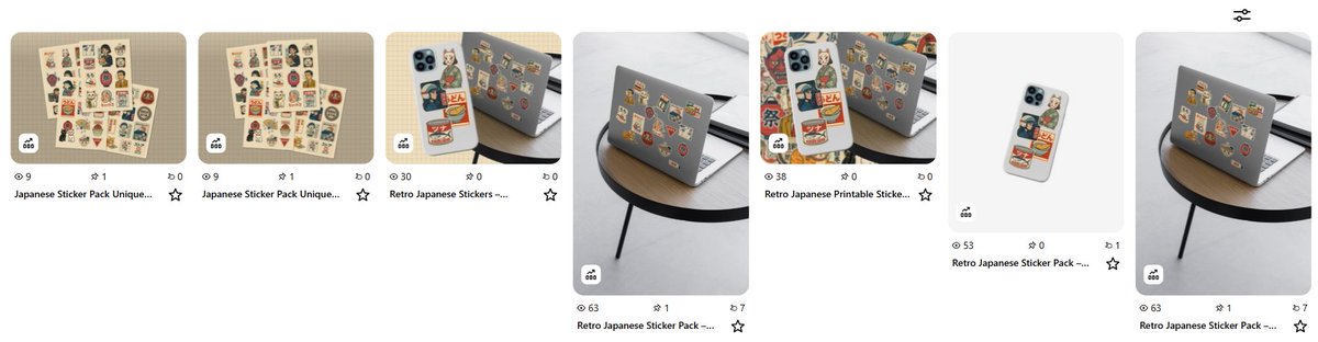 BubbaTheArtis's tweet photo. ✨ Don’t forget — we’re also on Pinterest!
Explore our full gallery of retro Japanese stickers, cute designs &amp; printable goodies.
Perfect for your next DIY or aesthetic project 🎨
#PinterestShop #RetroStickers #JapaneseDesign #Printables #DIYStickers #DigitalGoods #Aesthetic https://t.co/noh1TAVR0i
