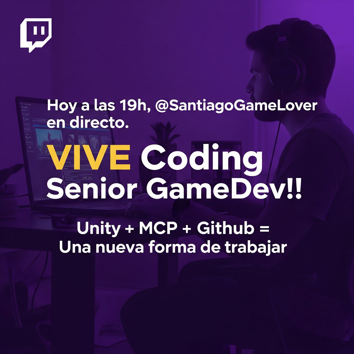 SantiGameLover's tweet image. twitch.tv/santiagogamelo…
#ViveCoding #CodingSeniorGameDev #UnityGameDev #MCPDeveloper #GitHubFlow #DirectoDeCoding #GameDevLife #UnityAI #Unity62 #FirebaseIntegration #MultiplayerGaming #NuevaFormaDeTrabajar #TwitchGaming