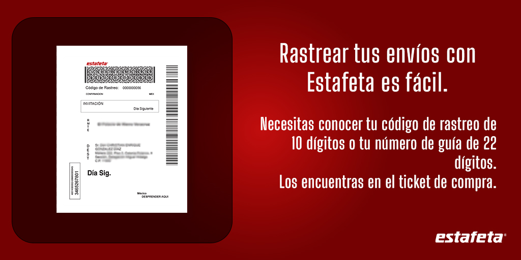 Ingresa a spr.ly/6012NxcBm o, llama a Beatriz al 55 5270 8300 y di "Quiero rastrear mi envío."