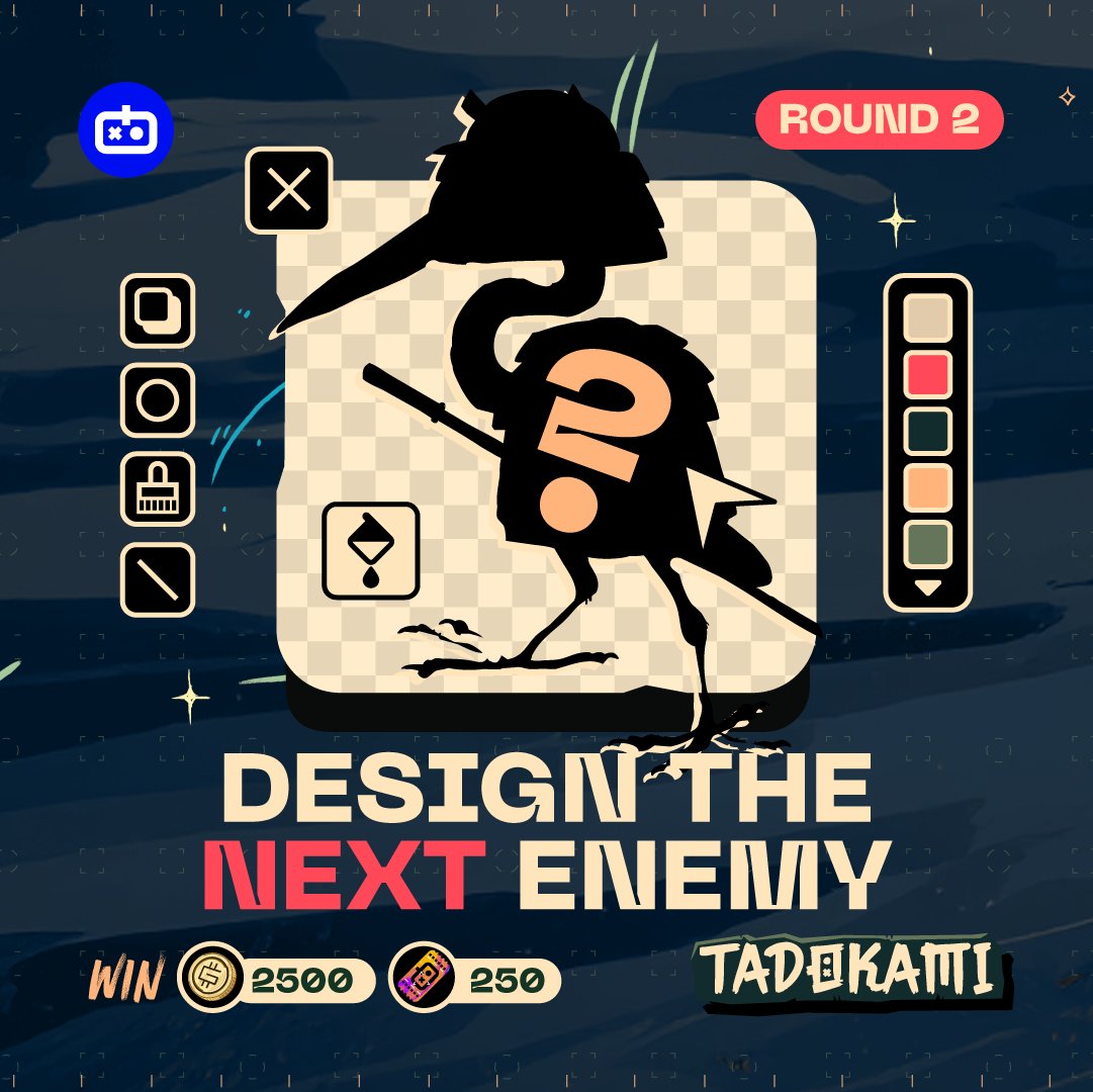 🎨 DESIGN THE NEXT ENEMY: ROUND 2

Round 1 brought fierce foes and twisted creatures - and the challenge is back.

Think you’ve got the next Tadokami enemy lurking in your sketchbook or sculpting app? 🪰 Now’s your shot to haunt the marsh forever.

What to do:
🛠️ Create an