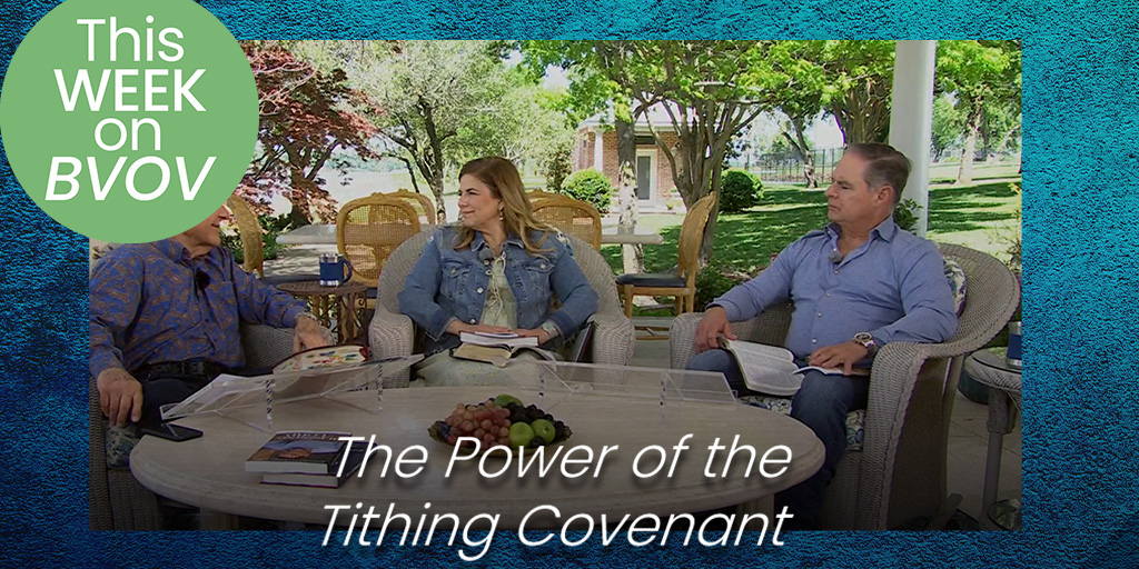 CopelandNetwork's tweet image. This week, on #BVOV, Kenneth Copeland and his children, Kellie and John, share their family's decision to tithe years ago and how it's impacted their lives. Learn how the tithing covenant gets God involved in your life and brings increase. kcm.org/watch/tv-broad…