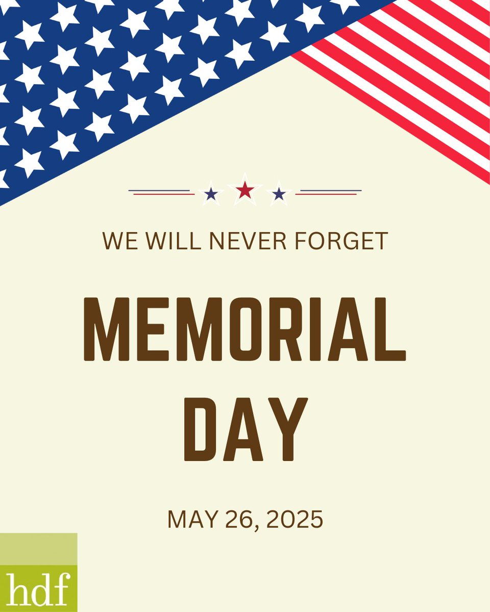 Today is Memorial Day, where we honor the brave men and women who died while serving in the United States Armed Forces. Your sacrifice and bravery will remain with us always.