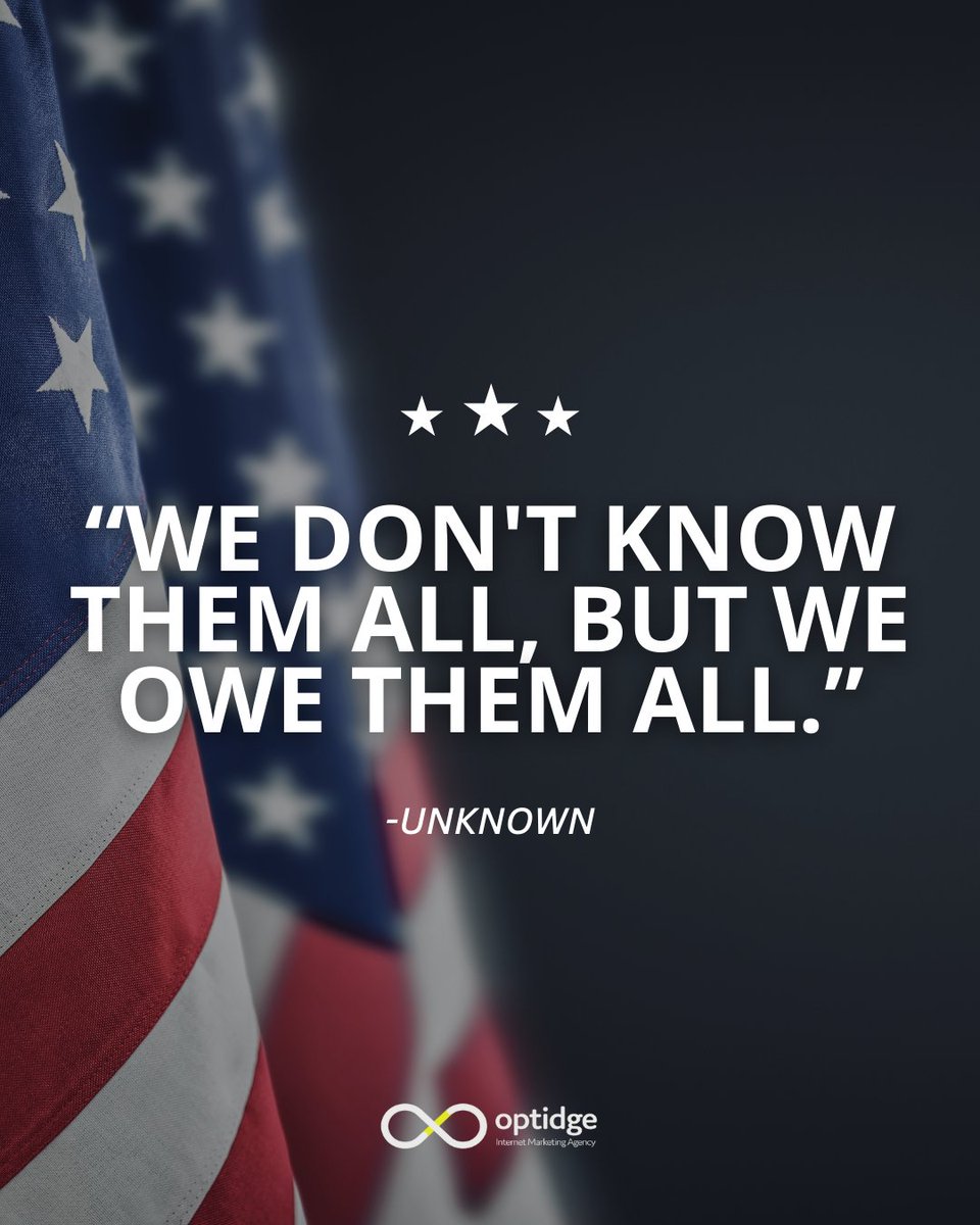 This Memorial Day, Optidge pauses to remember and honor the brave men and women who gave their lives in service to our country. 

#optidge #memorialday #thankyou