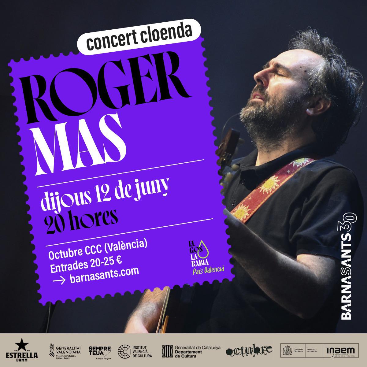 OctubreCCC (@octubreccc) on Twitter photo Lamentem informar de l’ajornament del concert de Quico Pi de la Serra com a cloenda del festival <a href="/barnasants/">BARNASANTS!</a> al PV, per indisposició de l’artista. En el seu lloc el concert el realitzarà Roger Mas (12 juny). Anticipades molt prompte a la venda Lamentem informar de l’ajornament del concert de Quico Pi de la Serra com a cloenda del festival <a href="/barnasants/">BARNASANTS!</a> al PV, per indisposició de l’artista. En el seu lloc el concert el realitzarà Roger Mas (12 juny). Anticipades molt prompte a la venda