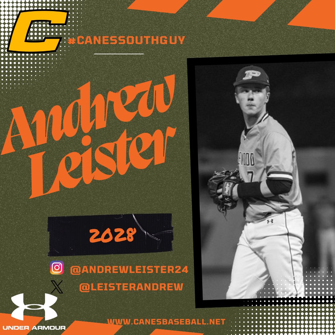 Canes South (@canessouth) on Twitter photo Meet the #CanesSouthGuy
Andrew Leister (<a href="/LeisterAndrew/">Andrew Leister</a>)
2028
RHP/OF
Pinewood Prep
South Scout 2028
6’0”
175
R/R
Favorite Athlete: Travis Hunter
<a href="/TheCanesBB/">Canes Baseball</a> <a href="/DynamicBaseball/">Dynamic Baseball</a> Meet the #CanesSouthGuy
Andrew Leister (<a href="/LeisterAndrew/">Andrew Leister</a>)
2028
RHP/OF
Pinewood Prep
South Scout 2028
6’0”
175
R/R
Favorite Athlete: Travis Hunter
<a href="/TheCanesBB/">Canes Baseball</a> <a href="/DynamicBaseball/">Dynamic Baseball</a>
