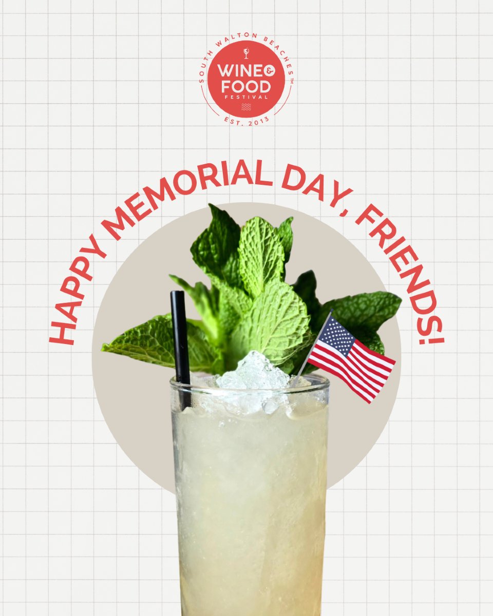 Happy Memorial Day, SoWalWine Friends! 

We're mixing up some of our favorite cocktails from the Botanicals, Bitters &amp; Brews cocktail competition to celebrate! 

What are you sippin' today? Whatever it is, please drink responsibly. ❤️