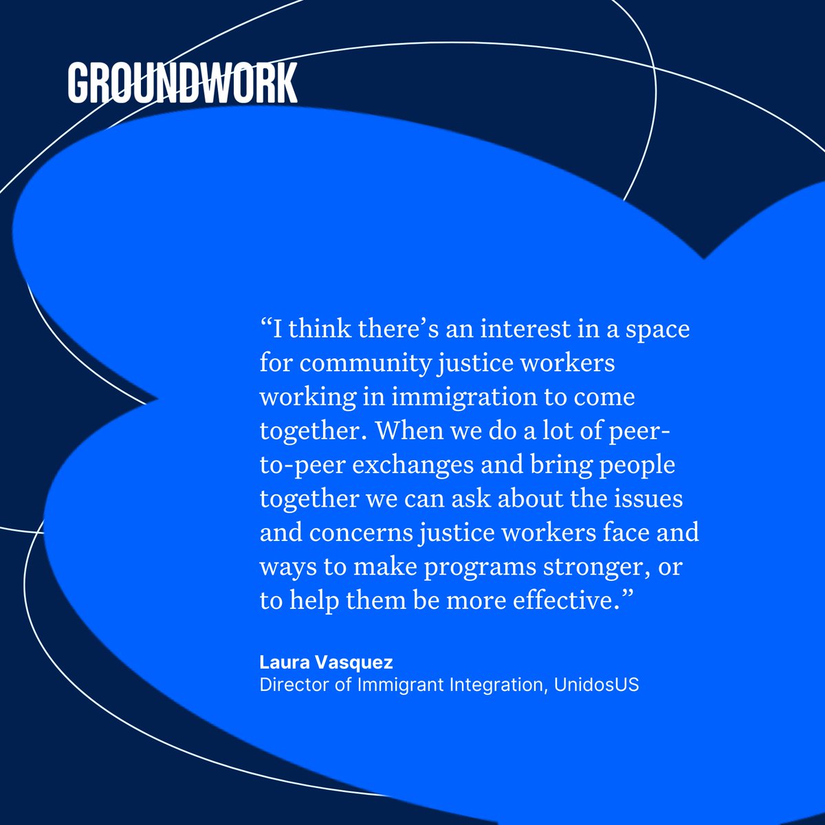 Community justice work is at the heart of #Groundwork with a goal to unite, uplift, and share experiences to push forward the justice work movement. Access to justice is the dream - Groundwork is the action. Thank you @WeareUnidosUS for helping us to create a dynamic
