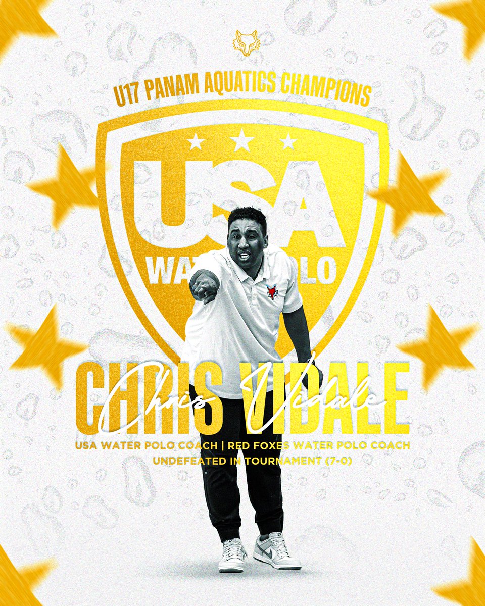 Gold status 🥇🦊

As a coach of the Team USA U17 water polo team, Red Foxes head coach Chris Vidale led the team to a gold medal at the PanAm Championships!!

#waterfoxes🤽‍♀️