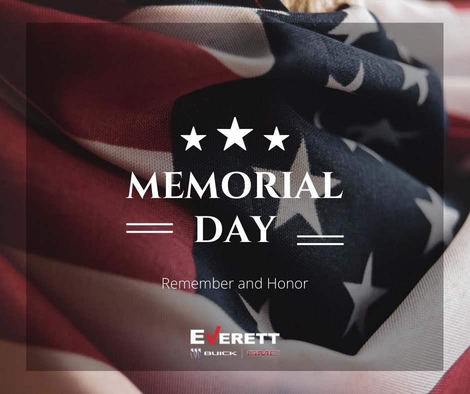 This Memorial Day, we pause to remember and honor those who gave their lives for our freedom.

Our sales department is open until 5pm. Service and parts is closed and back to normal hours tomorrow.
