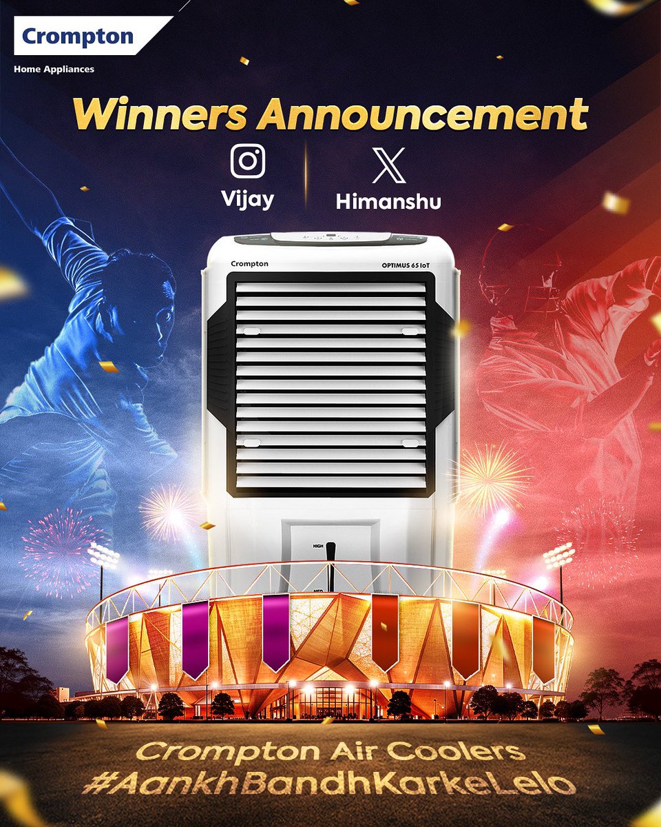 Congratulations to all the winners on winning the #AankhBandhKarke Contest for this match! 🥳 

Your #AankhBandhKarke advice has won you exciting prizes🏆

Stay tuned for more such exciting contests in the future!