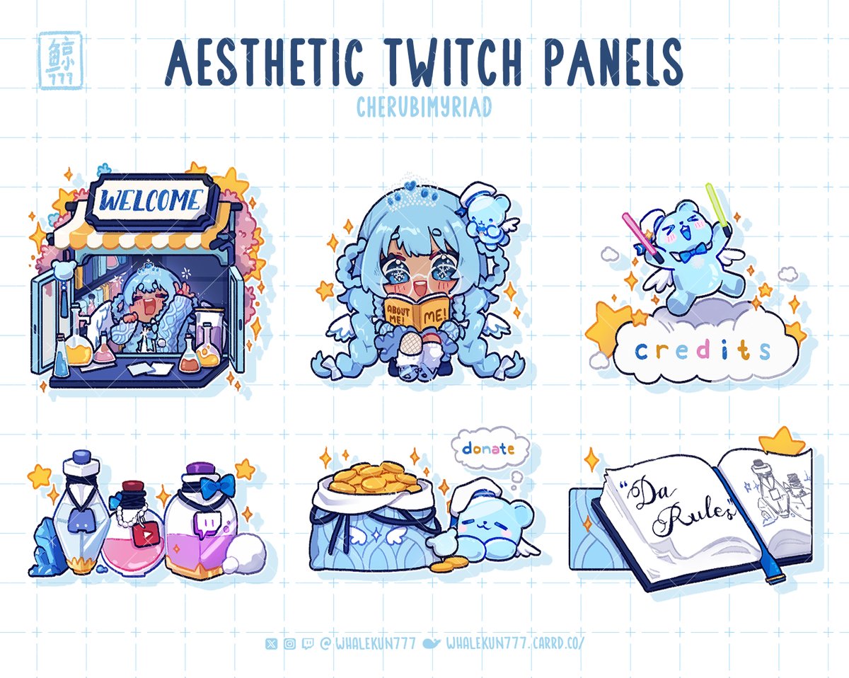 Panels Commission ‧₊˚🪽 ️ @CherubiMyriad Thank you so much for ...