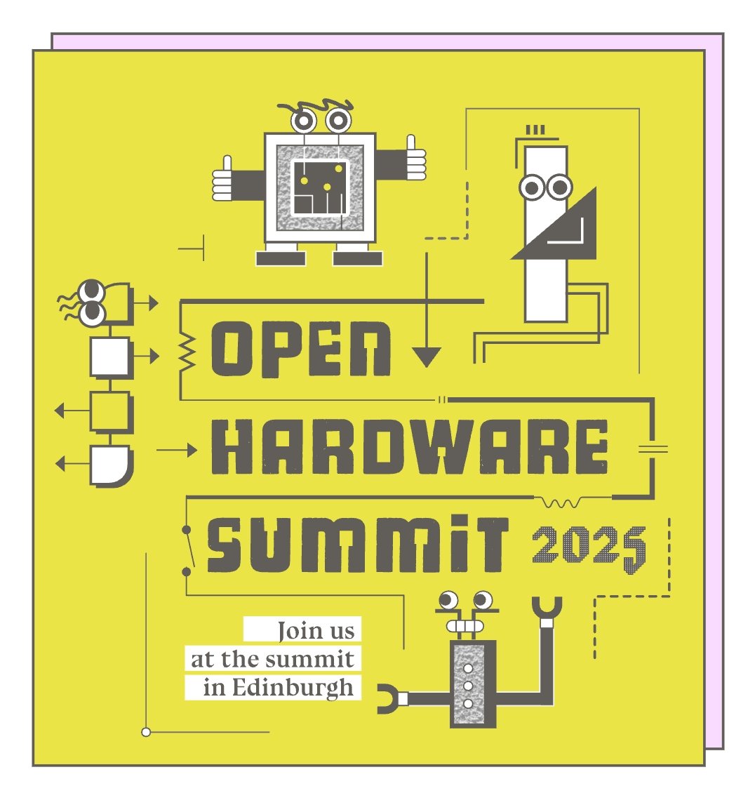 Kat Scott π (@kscottz) on Twitter photo I'm flying to Scotland tonight for <a href="/ohsummit/">Open Hardware Summit</a>. We've got a couple dozen tickets left.
If you are in the UK and up for a day trip please join us. We've discounted the last tickets so we hopefully sell out. Use code "LocalHacker " for 20% off.
2025.oshwa.org I'm flying to Scotland tonight for <a href="/ohsummit/">Open Hardware Summit</a>. We've got a couple dozen tickets left.
If you are in the UK and up for a day trip please join us. We've discounted the last tickets so we hopefully sell out. Use code "LocalHacker " for 20% off.
2025.oshwa.org