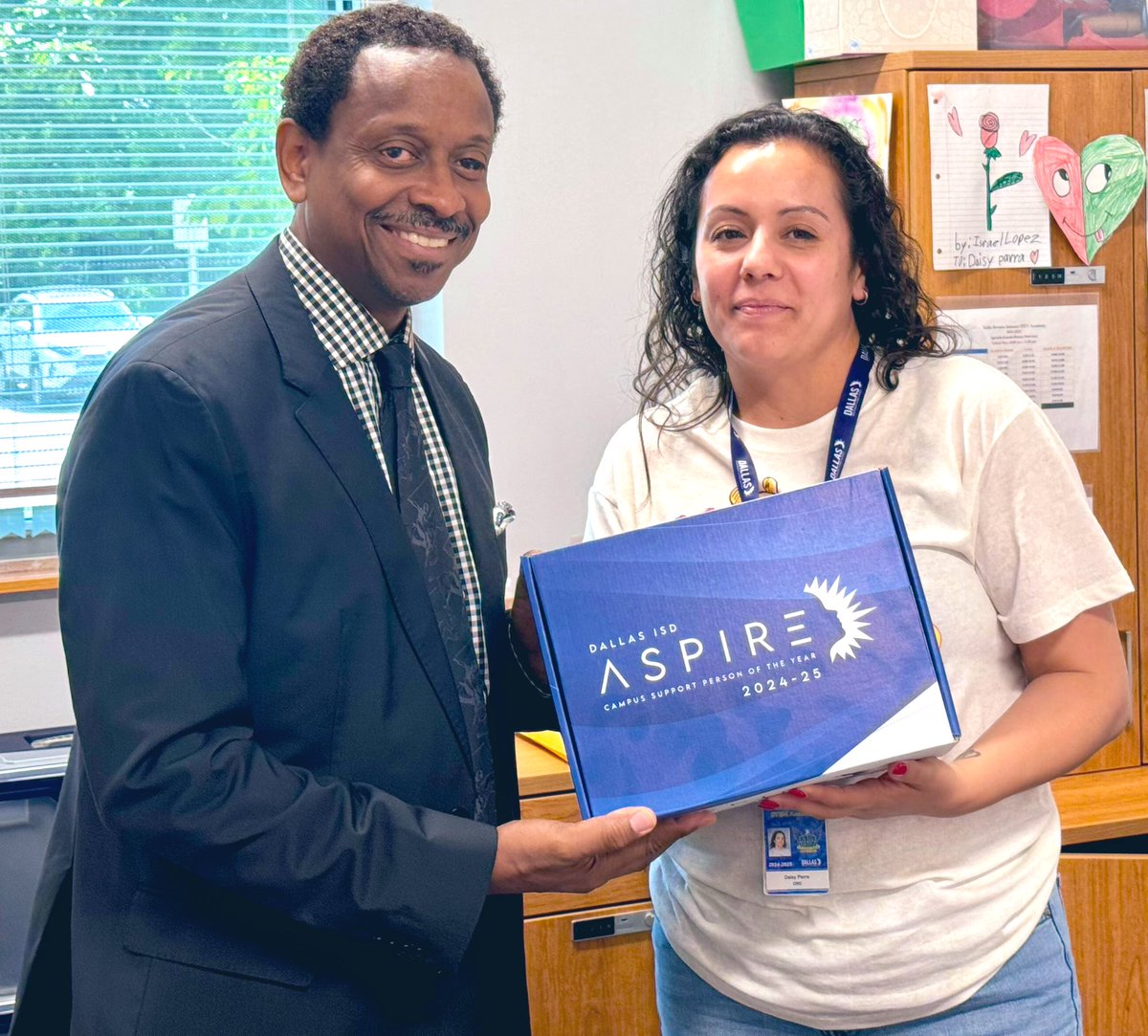 Eddie Bernice Johnson STEM Academy (@eddieelem) on Twitter photo We are thrilled to celebrate Mrs. Daisy Parra as our 2024-2025 EBJ Campus Support Person of the Year! Her outstanding teamwork, dedication, and positive spirit make her an invaluable part of our team. Thank you & we appreciate you! #RelationshipsBuildChampionships <a href="/dallasschools/">Dallas ISD</a> We are thrilled to celebrate Mrs. Daisy Parra as our 2024-2025 EBJ Campus Support Person of the Year! Her outstanding teamwork, dedication, and positive spirit make her an invaluable part of our team. Thank you & we appreciate you! #RelationshipsBuildChampionships <a href="/dallasschools/">Dallas ISD</a>
