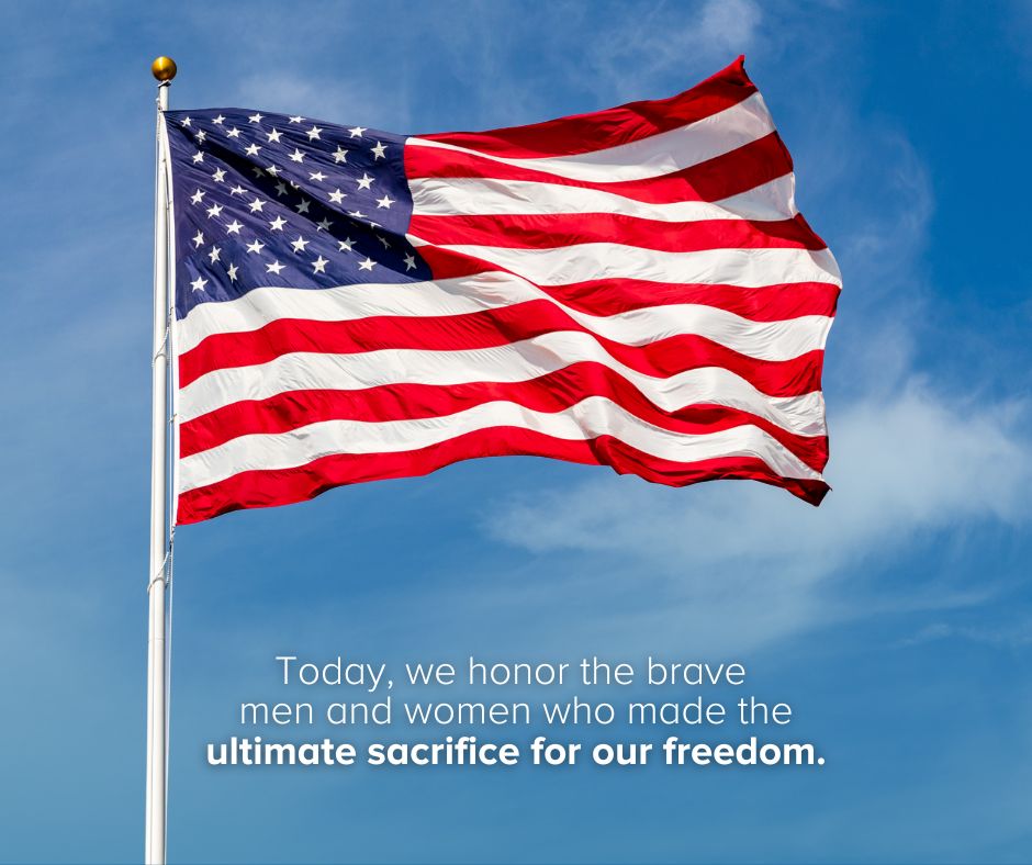 Let’s take a moment to reflect, remember and express our gratitude. 

#MemorialDay