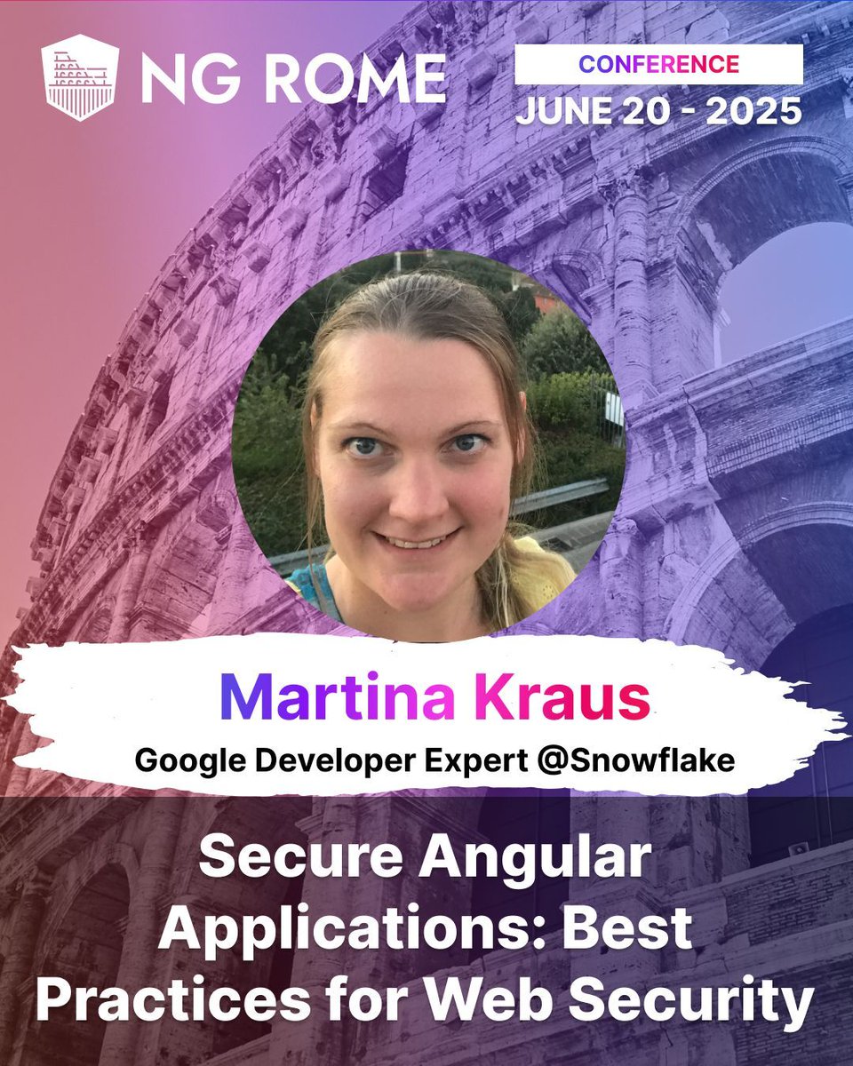 NGRomeConf | JUNE 19,20 2025 - Rome (@ngromeconf) on Twitter photo Get inspired with <a href="/Martina/">Martina Navratilova</a> Kraus at #NGRome MMXXV! 🚀
Her passion for development is contagious.
What are you most looking forward to from Martina's session? Let's hear it! 💖
🗓️ June 20, 2025
📍 Rome, Italy - Centro Congressi Frentani
🎟️ Tickets: ngrome.io Get inspired with <a href="/Martina/">Martina Navratilova</a> Kraus at #NGRome MMXXV! 🚀
Her passion for development is contagious.
What are you most looking forward to from Martina's session? Let's hear it! 💖
🗓️ June 20, 2025
📍 Rome, Italy - Centro Congressi Frentani
🎟️ Tickets: ngrome.io