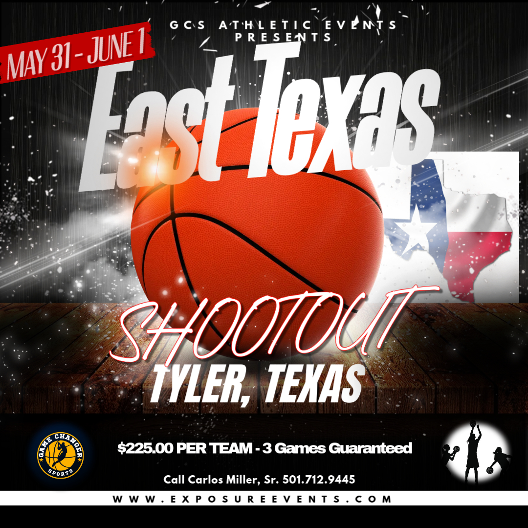 GCS Present "East Texas Shootout"  May 31 - June 1, 2025 Tyler, TX - mailchi.mp/gamechangerspo…