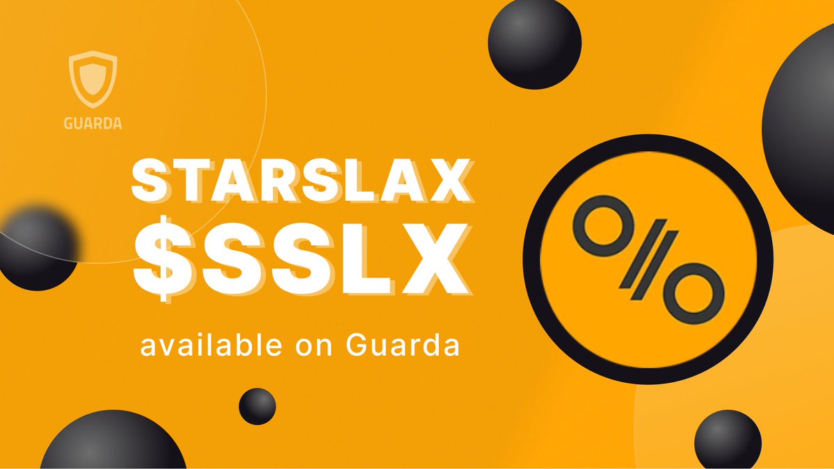 GUARDA π WALLET (@guardawallet) on Twitter photo π Blast Off with $SSLX on <a href="/GuardaWallet/">GUARDA π WALLET</a>!
@s_l_a_t_e brings cosmic energy to #Web3 - where memes meet utility in this stellar ecosystem. Secure your $SSLX across all galaxies! πβ¨
Trade at warp speed with the best rates. Launch now! π jgdqf.app.link/sslx-wallet
#Memecoin π Blast Off with $SSLX on <a href="/GuardaWallet/">GUARDA π WALLET</a>!
@s_l_a_t_e brings cosmic energy to #Web3 - where memes meet utility in this stellar ecosystem. Secure your $SSLX across all galaxies! πβ¨
Trade at warp speed with the best rates. Launch now! π jgdqf.app.link/sslx-wallet
#Memecoin