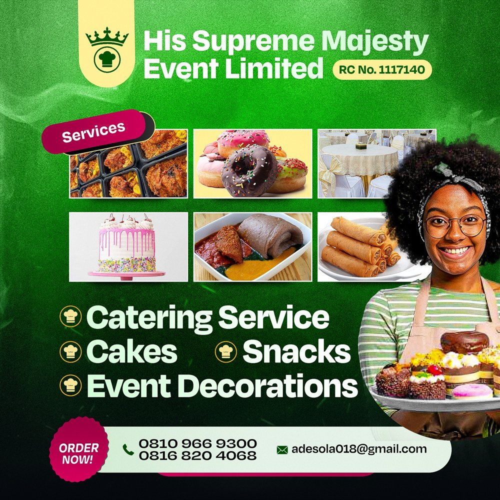 DAA_Designs's tweet photo. Yo!👨🏽‍💻🤍

Banner design created for HSMEL.

Need a visual designer for your next design projects? Message me on https://t.co/g7uMdFvCk6

#design
#graphicsdesign
#photoshop
#daadesigns
#illustration 
#flyer
#graphicsdesigner
#poster
#printing
#banner
#bannerdesign
#cateringservice https://t.co/mKDFOoJrqL