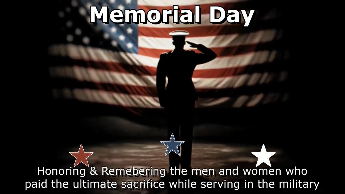 Today a time for remembrance, reflection, and national unity, honoring those who have paid the ultimate sacrifice in the military.