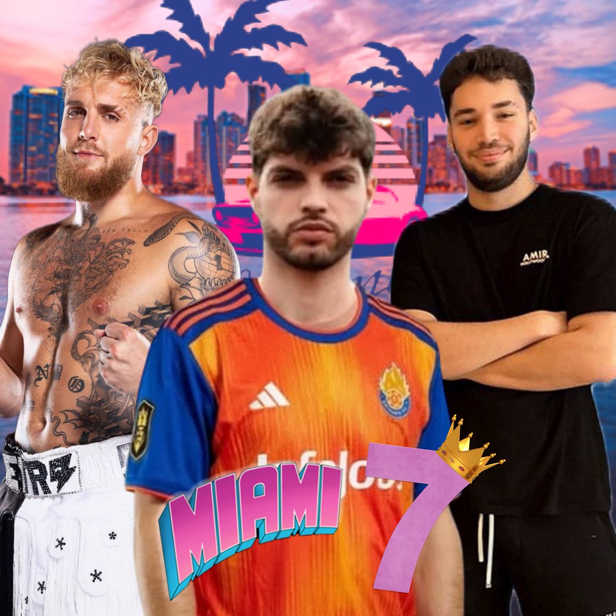 A new era begins.

I'm from Miami 7 since birth, I live for these colors, we're going to win the World Cup. 

Jake Paul and Adin Ross are my idols, I grew up watching Poloteli's streams, with him I shall not want.

LET'S GO ALL IN, MIAMI 7 🏝️🇺🇸