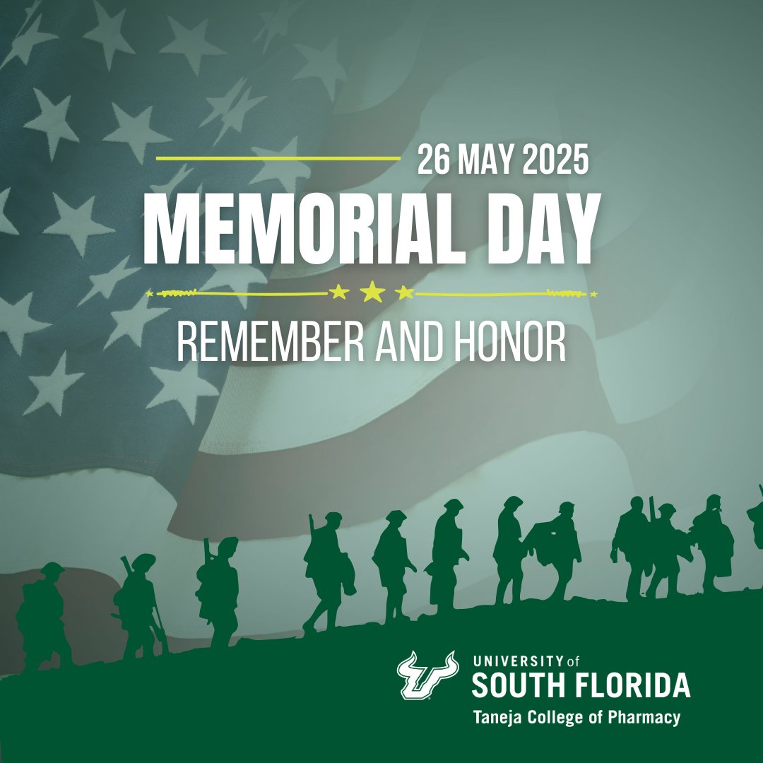 Today we honor the memory of those who gave their lives in service to our country, including pharmacists who served in the line of duty. 

#MemorialDay #USFTCOP