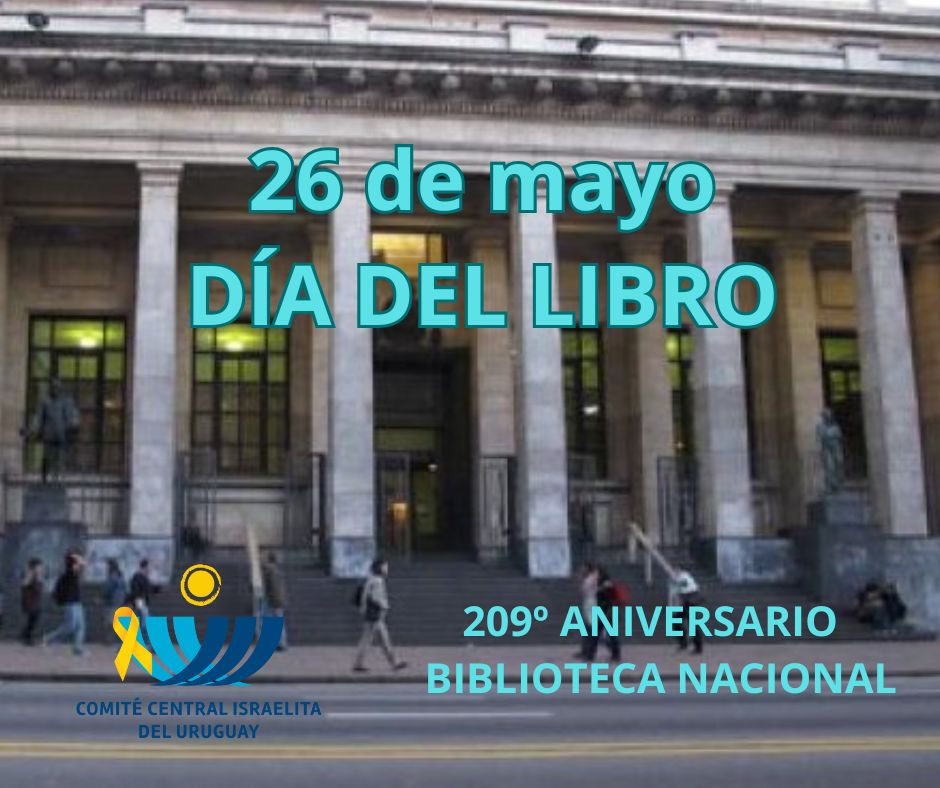 "Soy incapaz de imaginar un mundo sin libros" (Jorge Luis Borges)
El 26 de mayo de 1816 se inauguraba la Biblioteca Nacional. Por eso los uruguayos celebramos en hoy el Día del Libro <a href="/BNUruguay/">Biblioteca Nacional 🇺🇾</a> <a href="/CulturaMEC/">Cultura MEC</a> <a href="/INLETCulturaMEC/">Instituto Nacional de Letras</a> <a href="/IMcultura/">Montevideo Cultura</a>