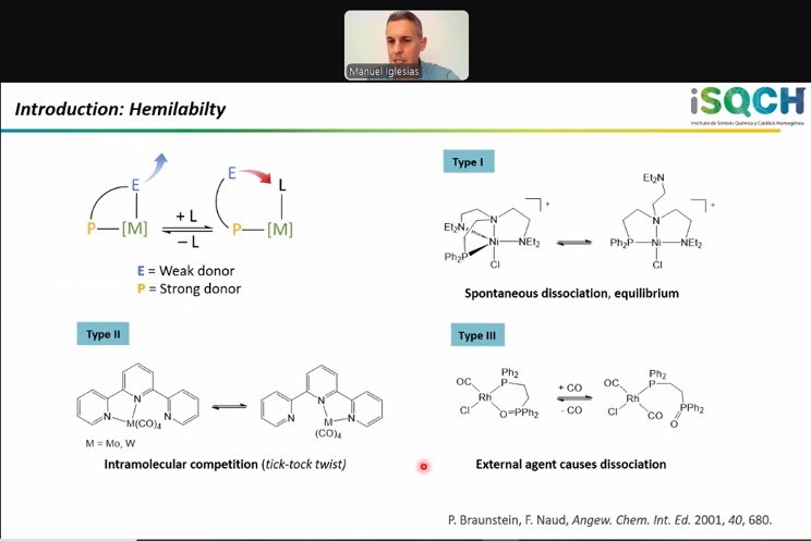 Laura F. Peña (@laurafpena) on Twitter photo As the first day comes to an end, Manuel Iglesias from University of Zaragoza <a href="/ISQCH/">ISQCH (CSIC-UNIZAR)</a> presents a talk titled: 'Hemilabile Phosphane Ligands as Tools for Modulating Catalytic Activity”. A key insight into catalytic design! 🧪 #SWPC2025 #PhosphorusChemistry #Catalysis As the first day comes to an end, Manuel Iglesias from University of Zaragoza <a href="/ISQCH/">ISQCH (CSIC-UNIZAR)</a> presents a talk titled: 'Hemilabile Phosphane Ligands as Tools for Modulating Catalytic Activity”. A key insight into catalytic design! 🧪 #SWPC2025 #PhosphorusChemistry #Catalysis