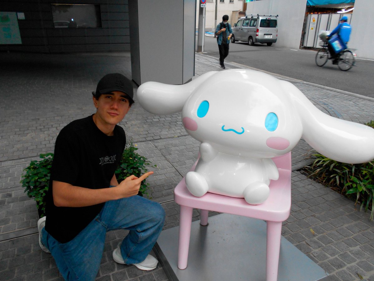 Roiereal's tweet image. estoy en japón con kokun y el chilemorron 悟空とシナモロールと一緒に日本にいます