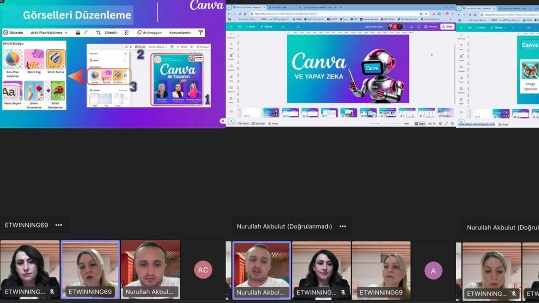 Genç tasarımcılarımızın yaratıcılıklarını desteklemeye devam ediyoruz!
#GençArge faaliyetleri kapsamında Canva ile Dijital Tasarım Gümüşhane'de 
Detaylar İçin:  meb.ai/T1NbFG

<a href="/gumushanemem/">Gümüşhane İl Millî Eğitim Müdürlüğü</a>
<a href="/meb_sgb/">MEB Strateji Geliştirme Başkanlığı</a>
