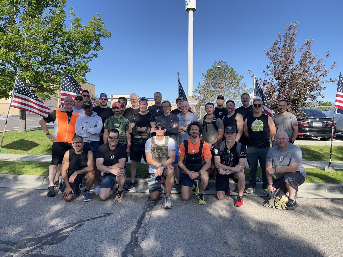 29 PAX showed for a Memorial Day Murph and meaningful COT where we shared about Michael P Murphy, Marcus Luttrell, and one SLC PAX whose father died in combat serving and defending this country. 🇺🇸
