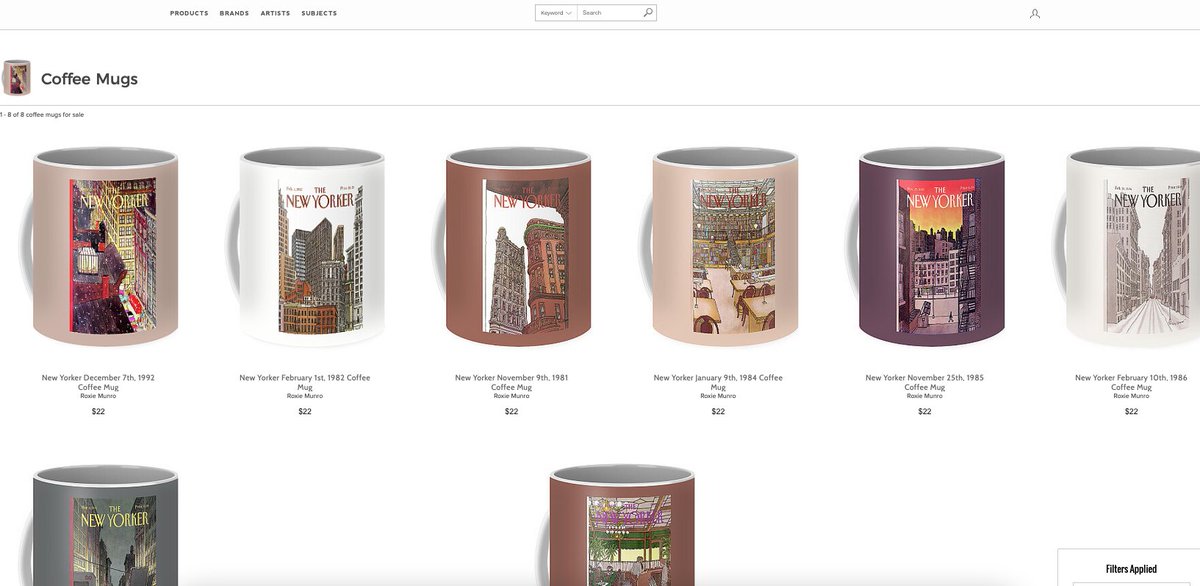 Want to celebrate the great city of New York? There's a series of Roxie "New Yorker" cover mugs to choose from... go to condenaststore.com/shop/coffee+mu… schifferkids @holidayhousebks @newyorkermag #newyorkcity