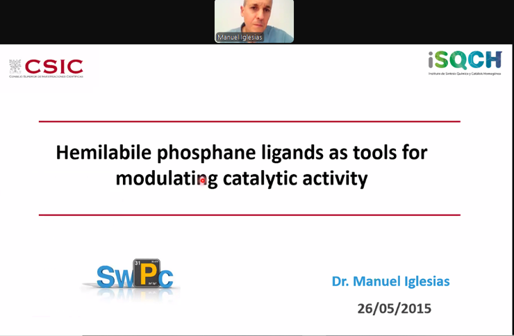 PhosChemSpain (@phoschemspain) on Twitter photo Finally, to close this exciting first day, Manuel Iglesias, from <a href="/ISQCH/">ISQCH (CSIC-UNIZAR)</a>, takes us into the world of catalysis with his talk: “Hemilabile Phosphane Ligands as Tools for Modulating Catalytic Activity”. ⚗️ 👏 #SWPC2025 #PhosphorusChemistry #Catalysis Finally, to close this exciting first day, Manuel Iglesias, from <a href="/ISQCH/">ISQCH (CSIC-UNIZAR)</a>, takes us into the world of catalysis with his talk: “Hemilabile Phosphane Ligands as Tools for Modulating Catalytic Activity”. ⚗️ 👏 #SWPC2025 #PhosphorusChemistry #Catalysis