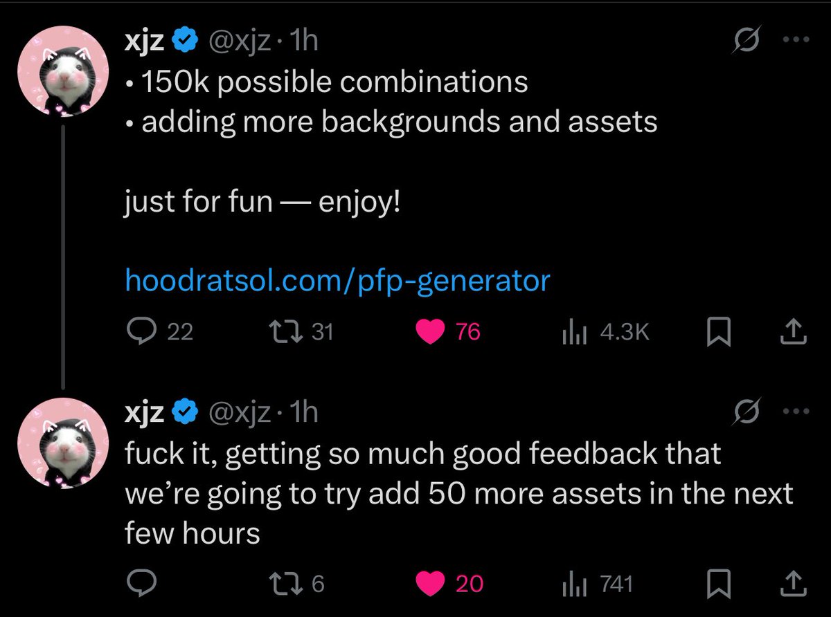 The energy i’m feeling from the timeline on #HOODRAT is ABSOLUTELY insane!!!

It’s been such a long time since i’ve had this feeling, this sense of nostalgia, i’m sure you can all relate.

There are a lot of eyes on <a href="/hoodratonsol/">hoodrat</a> right now, if you’re sidelined this is literally