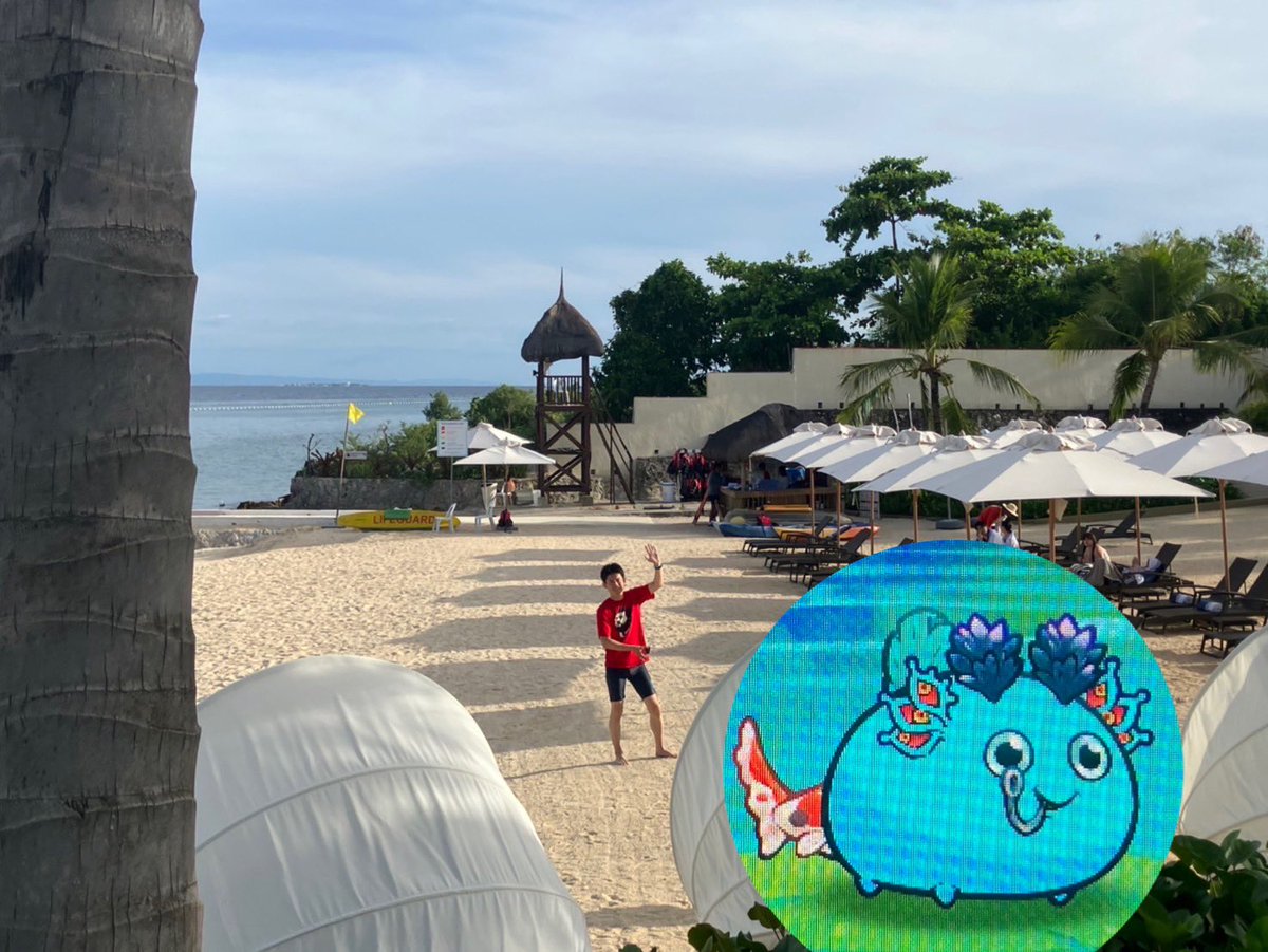 Cebu's🇵🇭 sea is 🏖 the best ‼️

#Axie
 #KINDcreator #RoninMondaySelfie