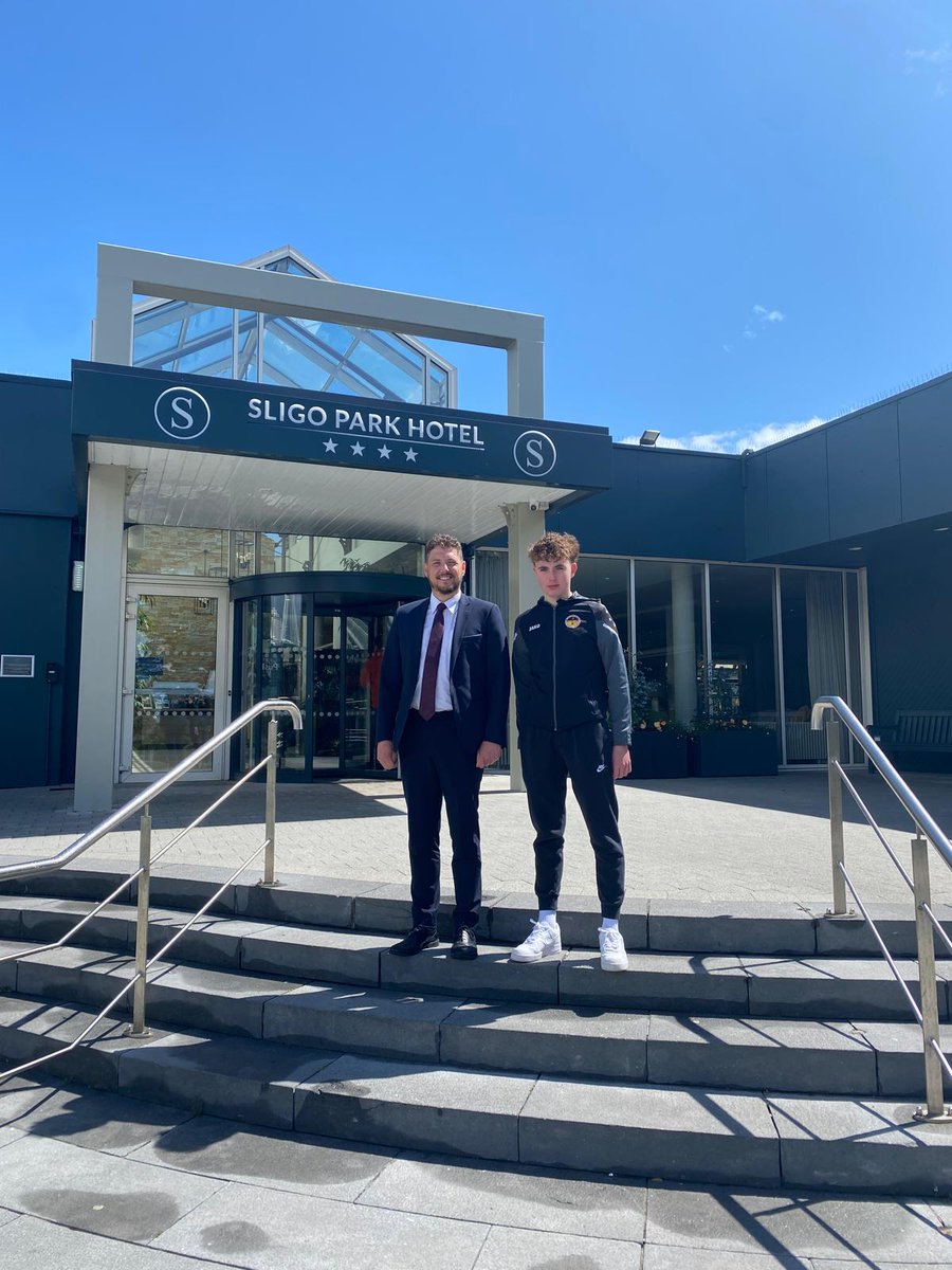 📸 Wishing the very best of luck to Rory O’Shaughnessy as he heads off to compete in the Kennedy Cup! Pictured here with our Food &amp; Beverage Manager Ronan Charters, we're delighted to support Rory on his sporting journey. Proud to be a sponsor – all the best, Rory! #ProudSponsor