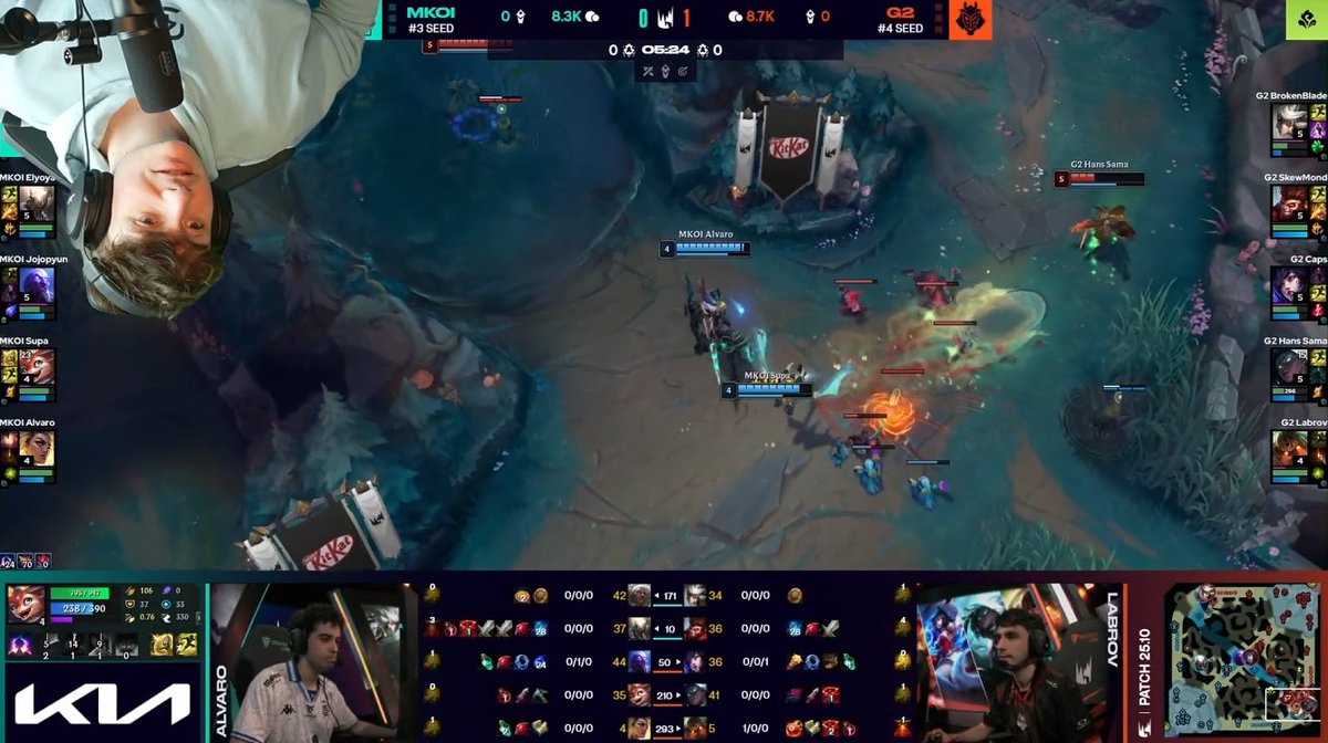 SKGamingLeague's tweet photo. Karni co-streamt #LEC heute aus Australien https://t.co/1V02VuKRcu