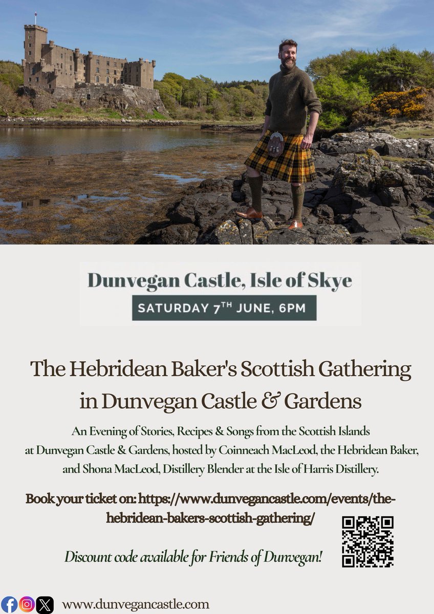 Dunvegan Castle & Gardens (@dunvegan_castle) on Twitter photo Less than 2 weeks to go! Tickets are going fastādonāt miss your chance to grab yours before theyāre gone!šdunvegancastle.com/events/the-hebā¦
Are you a š
š«š¢šš§š šØš šš®š§šÆšš šš§? Donāt forgetāyouāre entitled to an exclusive 15% discount! Just email us at friends@dunvegancastle.com Less than 2 weeks to go! Tickets are going fastādonāt miss your chance to grab yours before theyāre gone!šdunvegancastle.com/events/the-hebā¦
Are you a š
š«š¢šš§š šØš šš®š§šÆšš šš§? Donāt forgetāyouāre entitled to an exclusive 15% discount! Just email us at friends@dunvegancastle.com