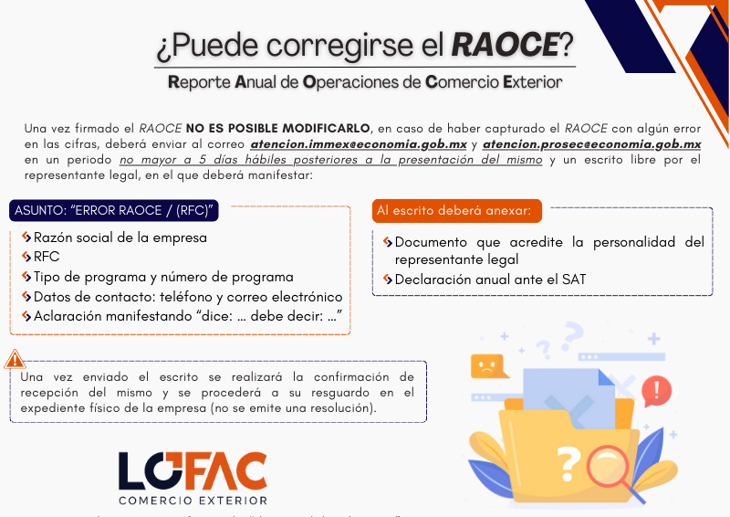 LOFAC_COMEXT's tweet image. 🧐📑 #RAOCE #IMMEX #PROSEC #SAT #RFC #razonsocial #Resolución #ComercioExterior #Lofac