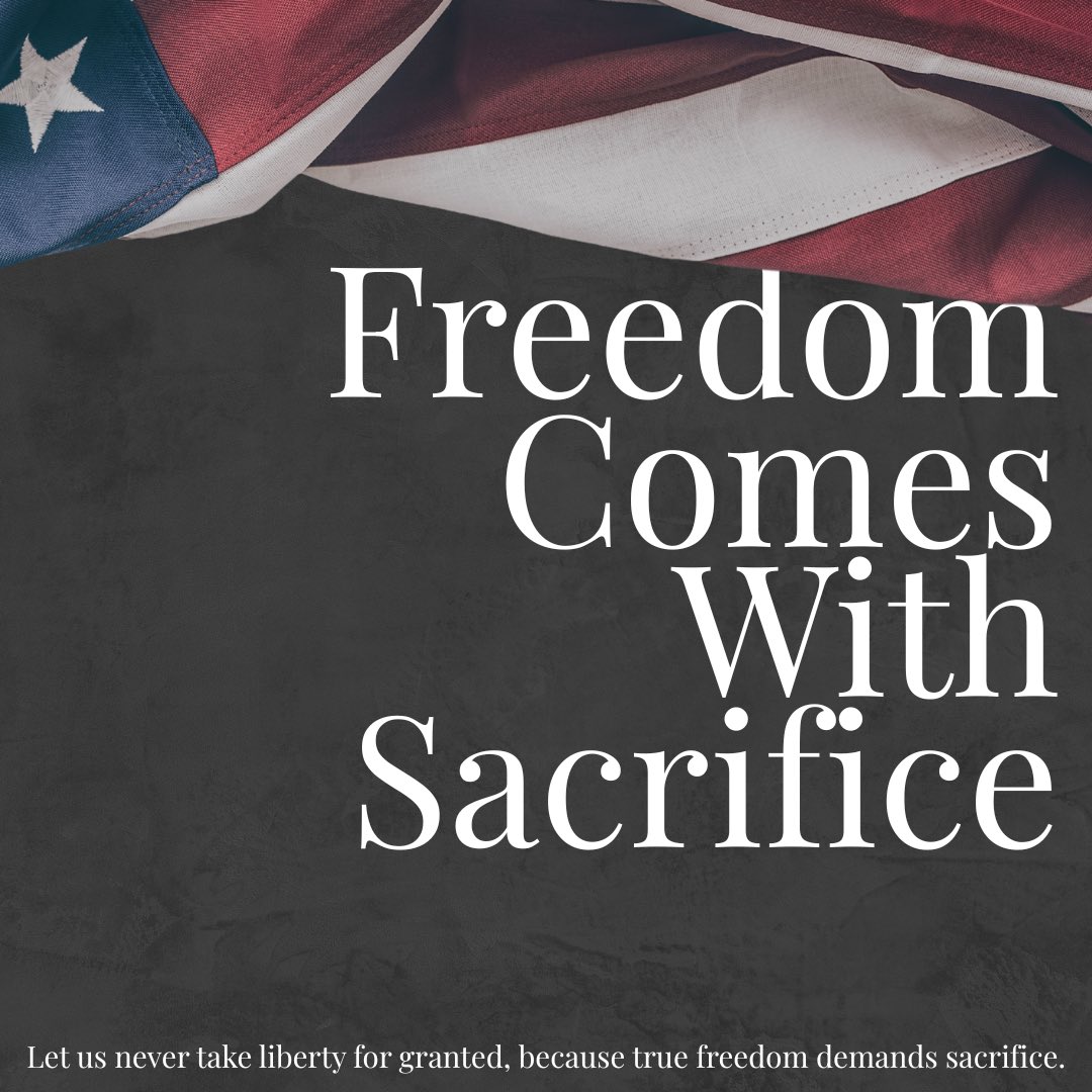 WatchSalemNOW's tweet image. Freedom is not free. It is paid for by the courage, dedication, and ultimate sacrifice of those who served. Today, we don’t just celebrate liberty—we honor the lives given to protect it.
Take a moment. Say their names. Cherish the freedoms they preserved.
#MemorialDay2025