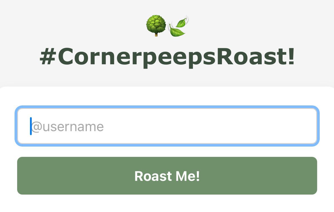 muncorner's tweet photo. #CornerpeepsRoast! 🌿
Link: https://t.co/S9zHHcfxKd

Jangan lupa follow &amp; like tweet ini!
Boleh drop di kolom reply atau QRT.
Just for fun, random roast! https://t.co/xVtWdzeSjW