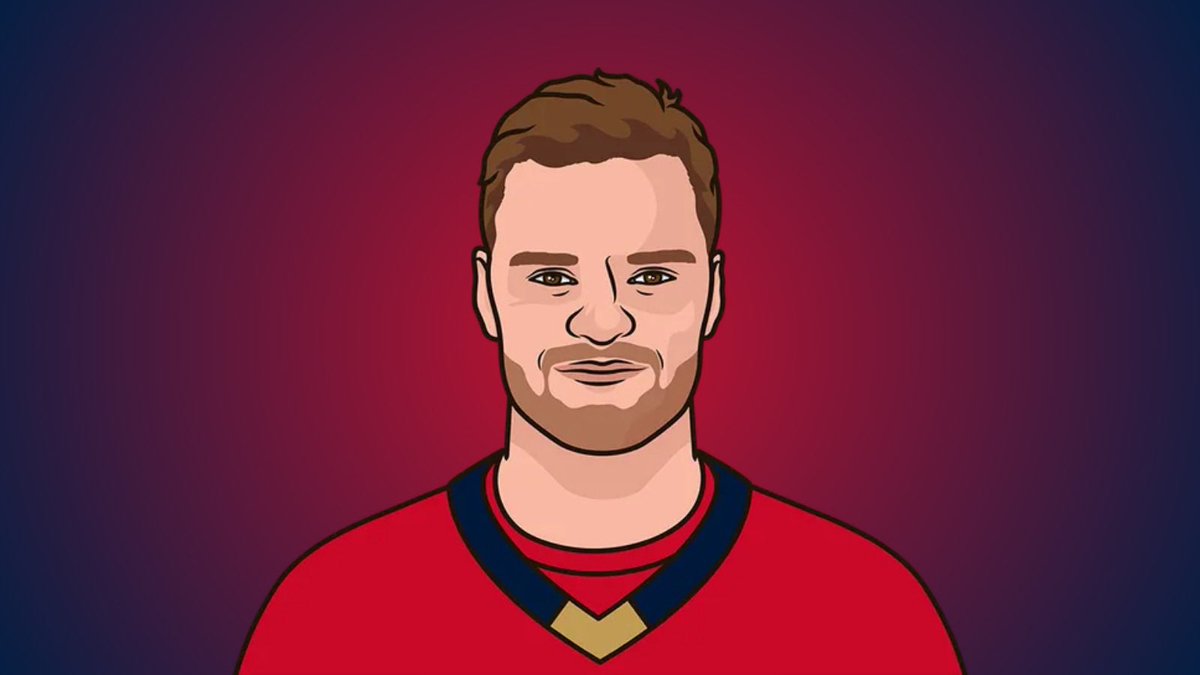 Barkov this playoffs: 

— 6 goals🚨
— 9 assists
— 15 points (leads team)
— +9

All this while playing next to 4 different wingers.