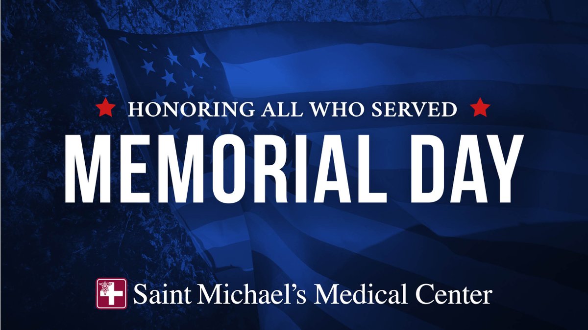 Today, we pause to remember the brave men and women who gave their lives in service to our country. Their sacrifice allows us the freedom to care, to heal, and to serve our community. From all of us at Saint Michael's, we honor their memory and extend our gratitude. #MemorialDay