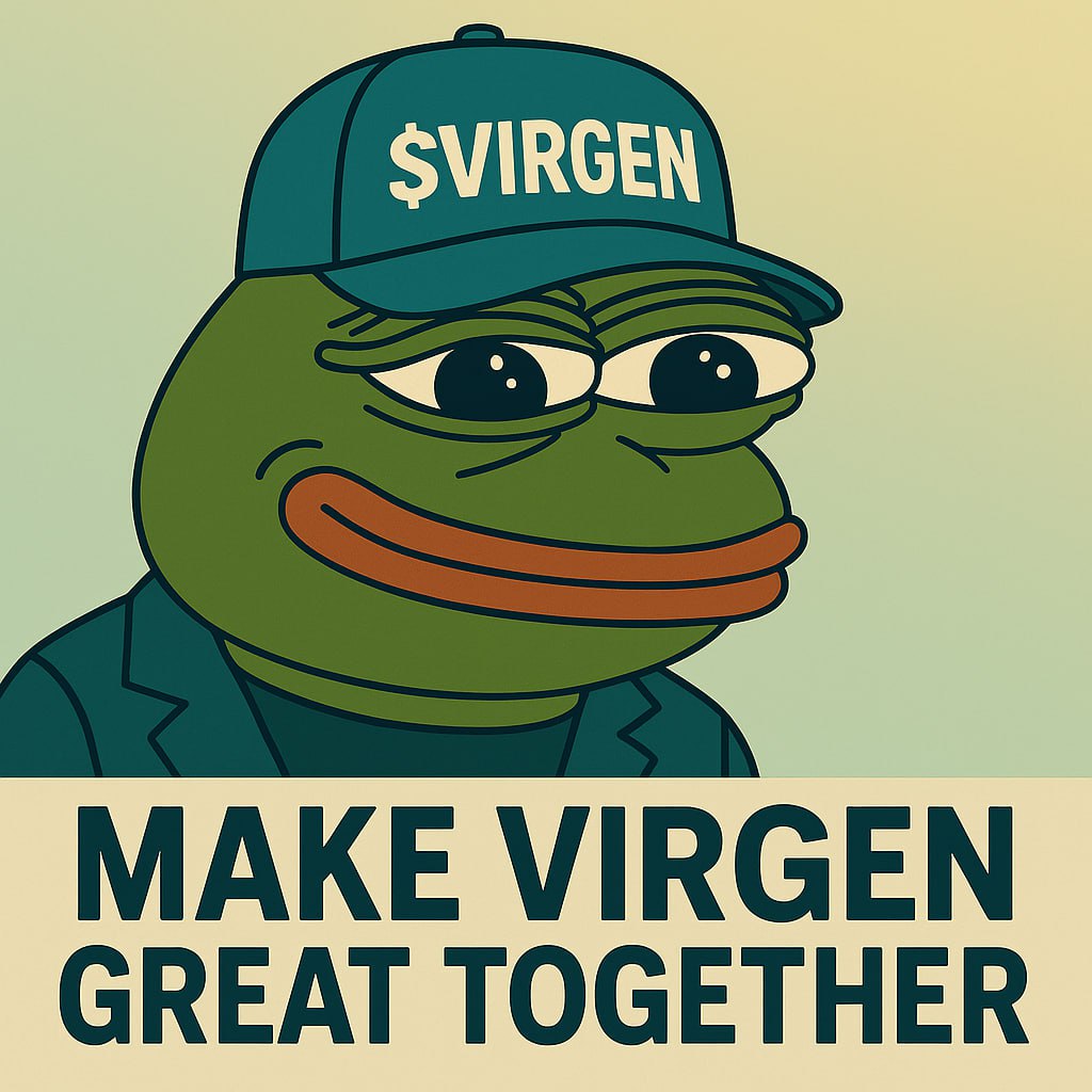 $VIRGEN – The One and Only True Meme Token on Virtual🧬
No hype, just facts.

🧮 Tokenomics Breakdown
Total Supply: 1,000,000,000 $VIRGEN

Staked: 400,000,000 tokens (40%)
 → These tokens are locked for 14 days before they can be unstaked.
 → That’s long-term conviction, not