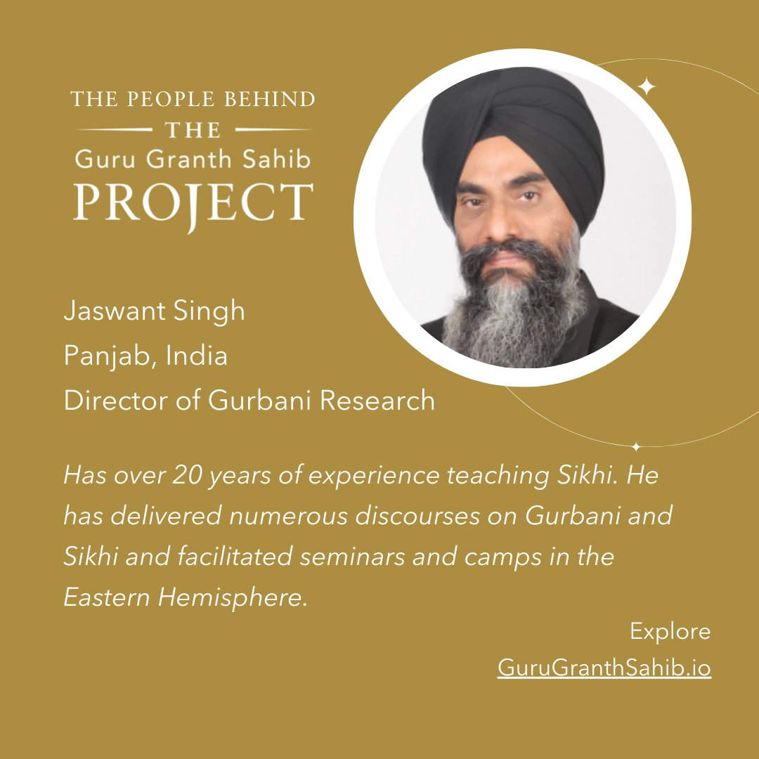 Meet the People Behind TGGSP:
Jaswant Singh has over 20 years of experience teaching Sikhi. To-date, he has delivered discourses on Gurbani and Sikhi and facilitated seminars and camps globally. His immense love for Gurbani propels him to read, reflect, research, and share