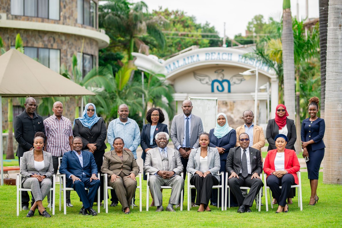 The group photos for the participants of the IoDT Certificate in Directorship program May 2025, happening at the Malaika Beach Resort in Mwanza.  #theiodt #betterboards #betterbusiness #bettertanzania