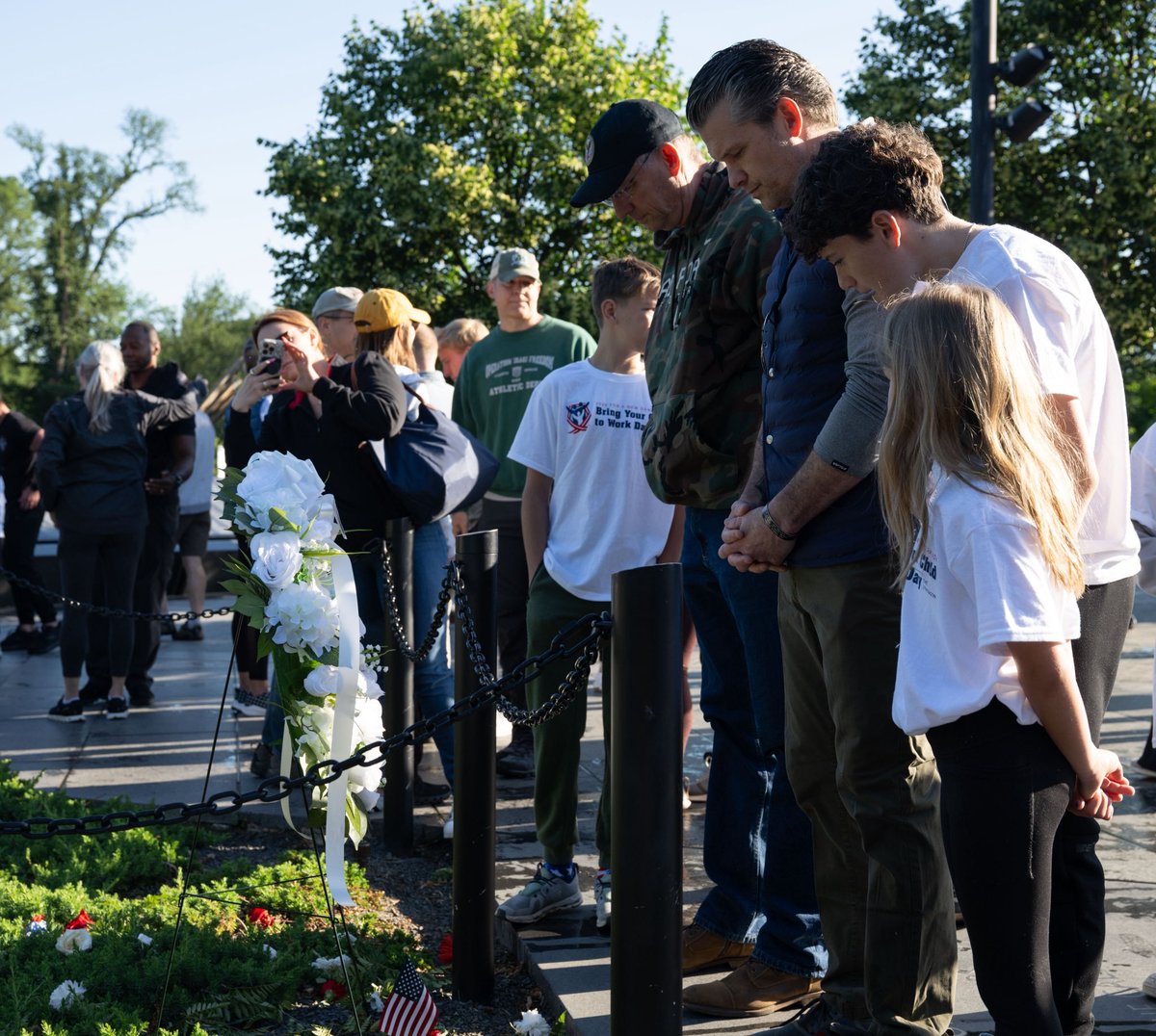 We will never forget the sacrifices countless Americans have made for our freedom.🙏