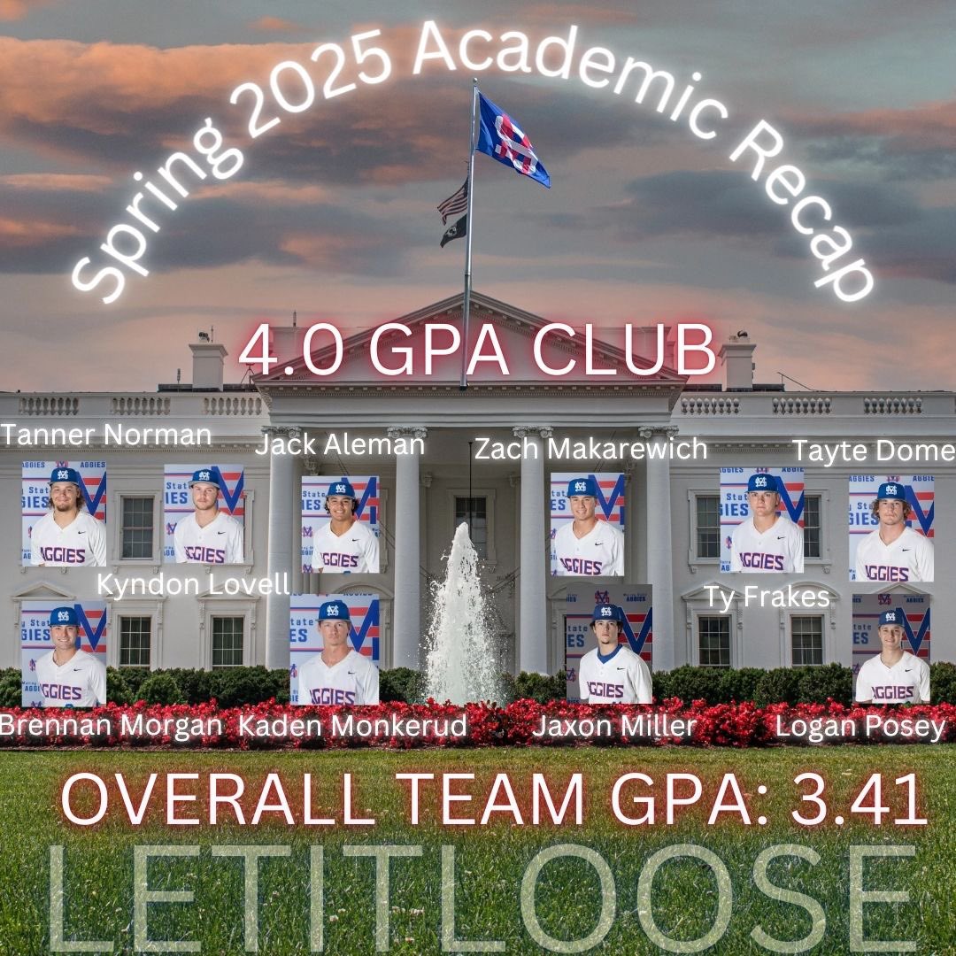 A great job to our group excelling both on and off the field this spring! 
📚10 Players 4.0 GPA
📚8 Players 3.5-3.99 GPA
📚12 Players 3.0-3.49 GPA

⭐️TEAM GPA 3.41

#LetItLoose