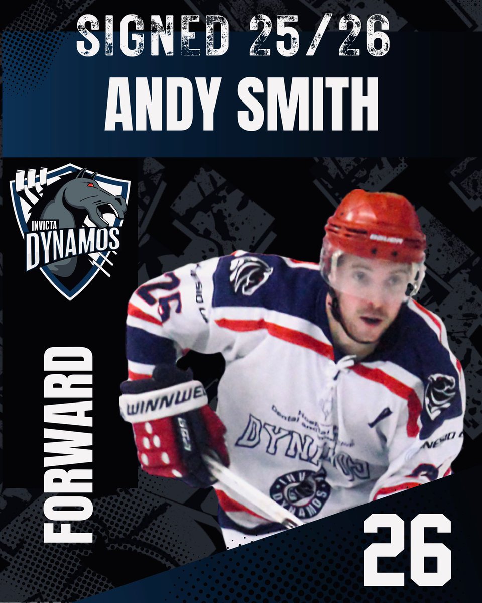 LEGEND RETURNS TO THE ICE!

It seems only fitting that on the 26th of the month, we announce the return of our number 26—club legend Andy Smith!

The team’s all-time leading points scorer is officially set to rejoin the Invicta Dynamos for the 2025/26 season, marking a monumental